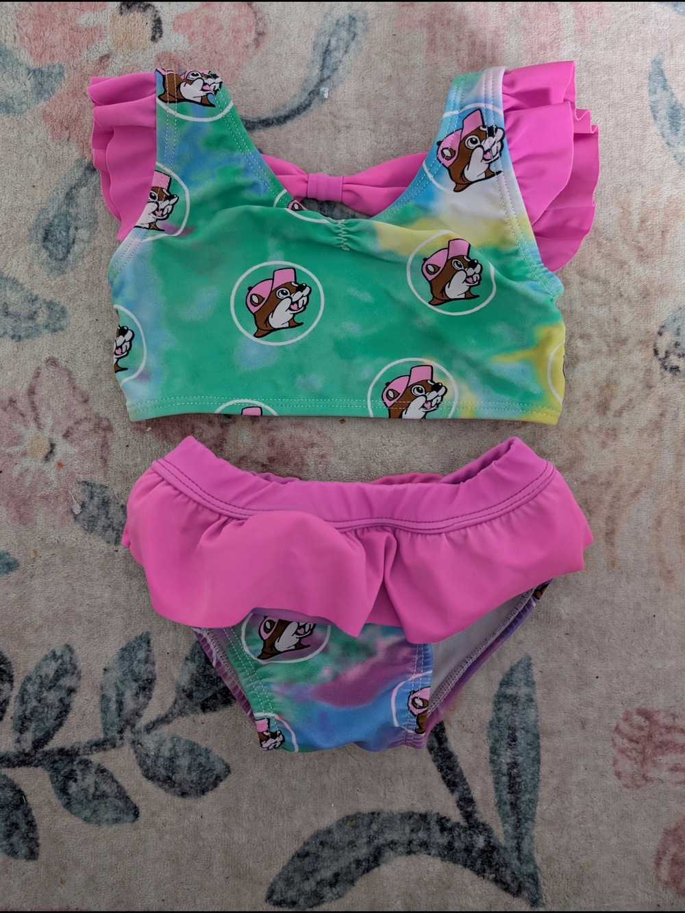 $‎ 💥3/$24 Buc-ee's Logo Baby Girl 2 Piece Swim